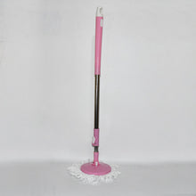 Home Cleaning Stainless Steel 360° Rotating Pole - Microfiber Mop with Adjustable Rod Stick Mix Color)