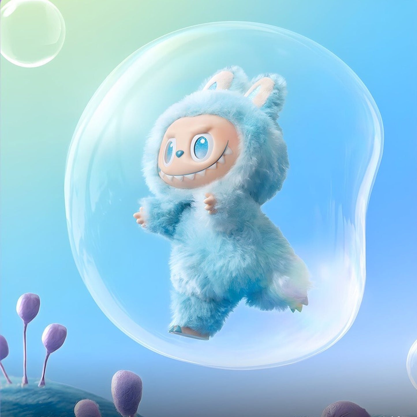 Plush Toy Cartoon Keychain with Hook Assorted Colorful Animal Design Have a Seat Vinyl Plush Blind Box 1 Pc (Mix Design)