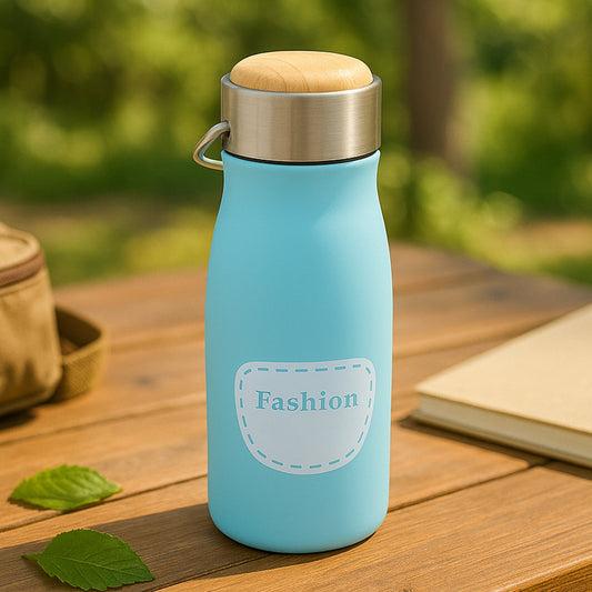 Stainless Steel Water Bottle for Gym & Office (360ml, Leak-Proof)
