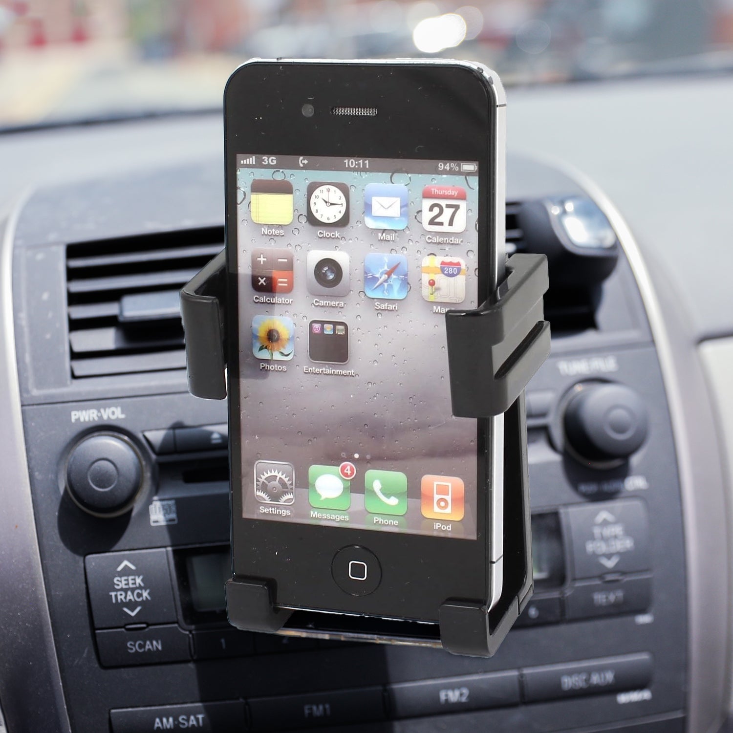 Smartphone Car Holder – Air Vent & Dashboard Bracket (1 Pc)