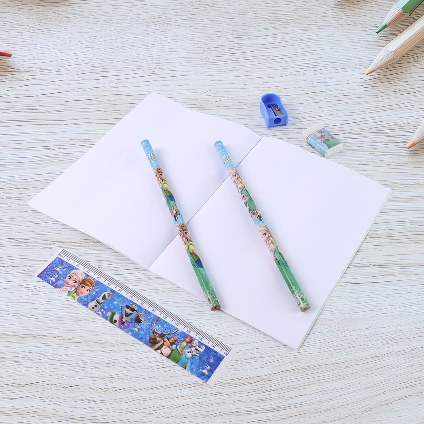 Stationery Kit for Kids - Stationery Set (6 Pcs Set / Mix Design)