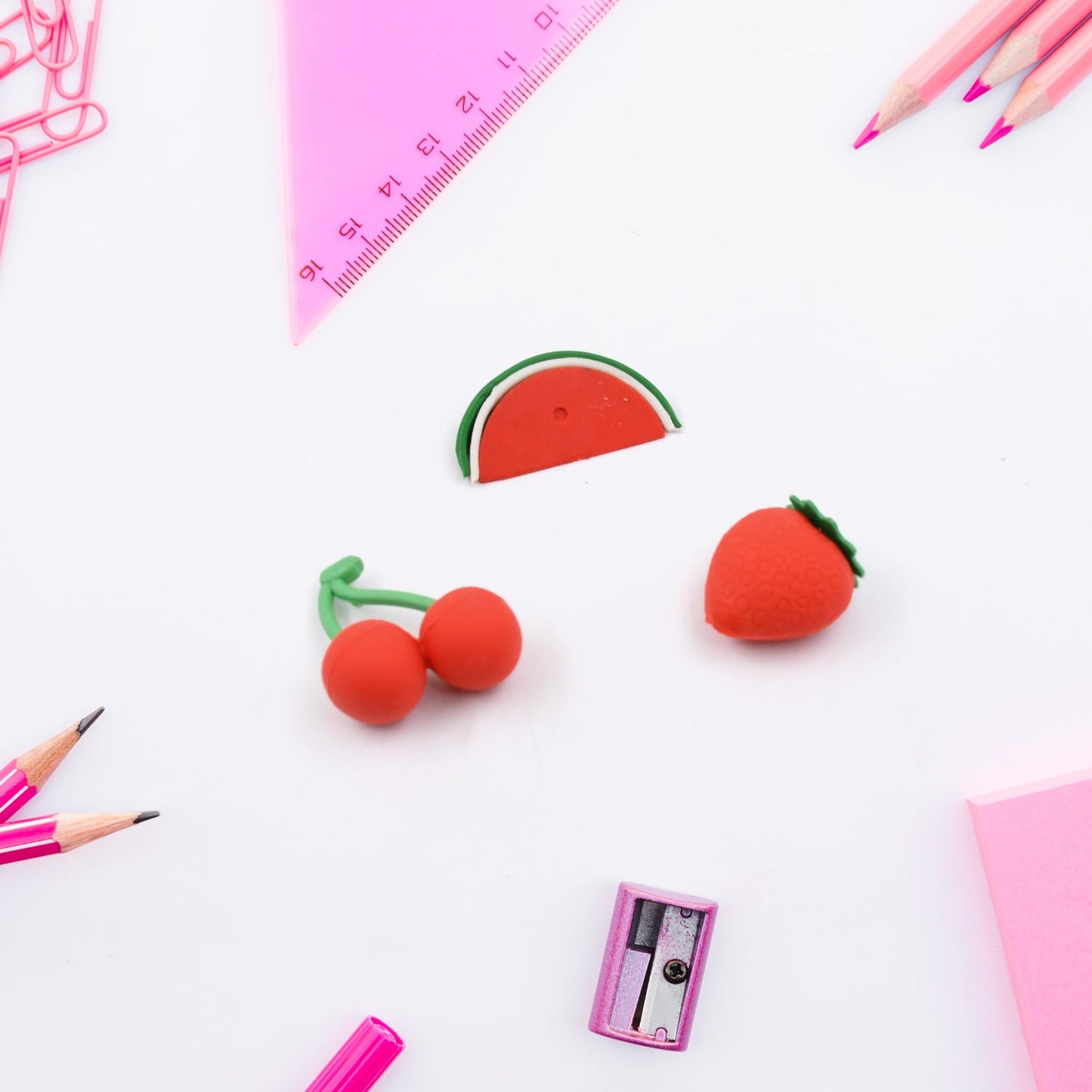 3D Mix Design Fancy & Colorful Erasers – Cute Novelty Eraser Set for Kids & School Prize (1 Set)