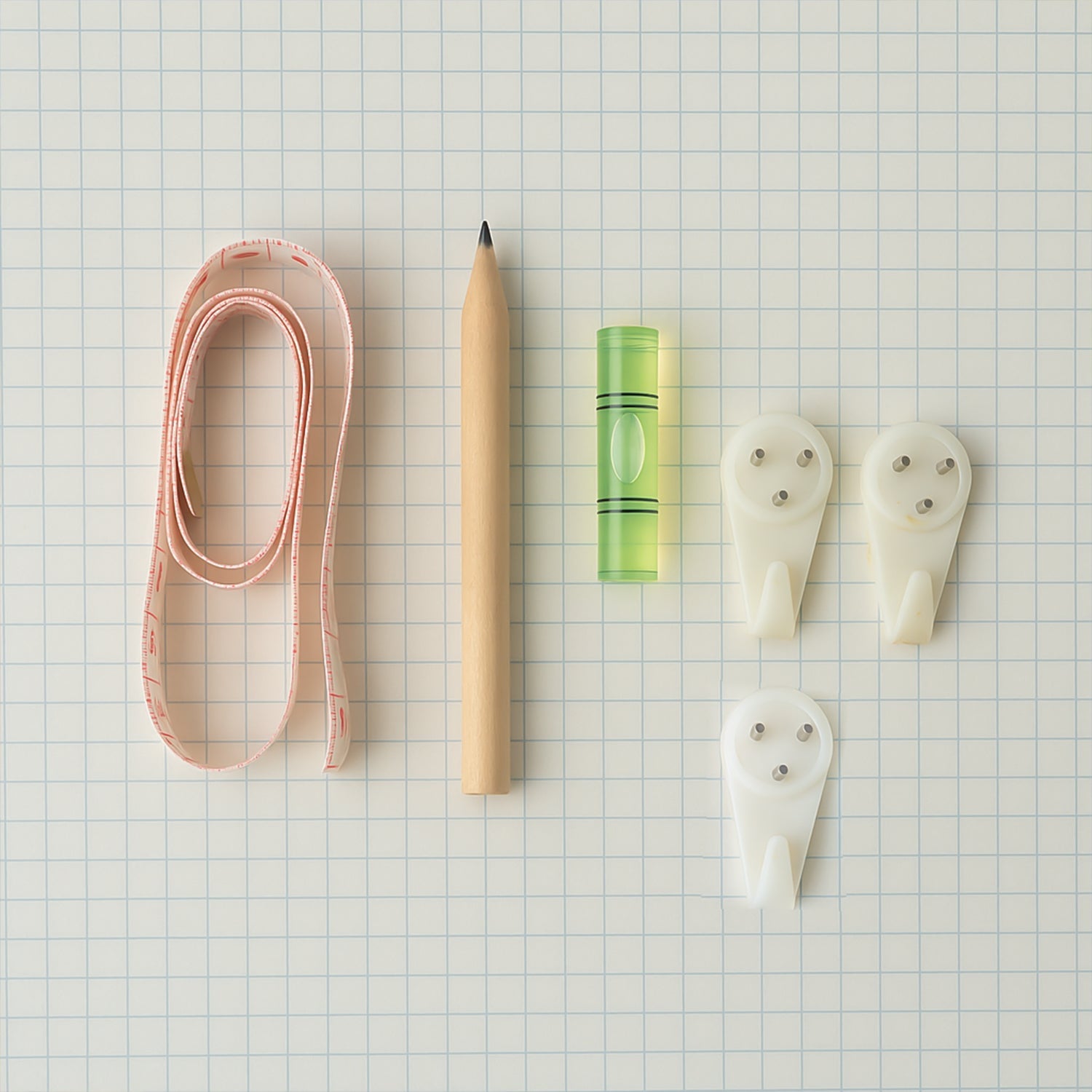 6-in-1 Wall Hanging & Measurement Tool Kit