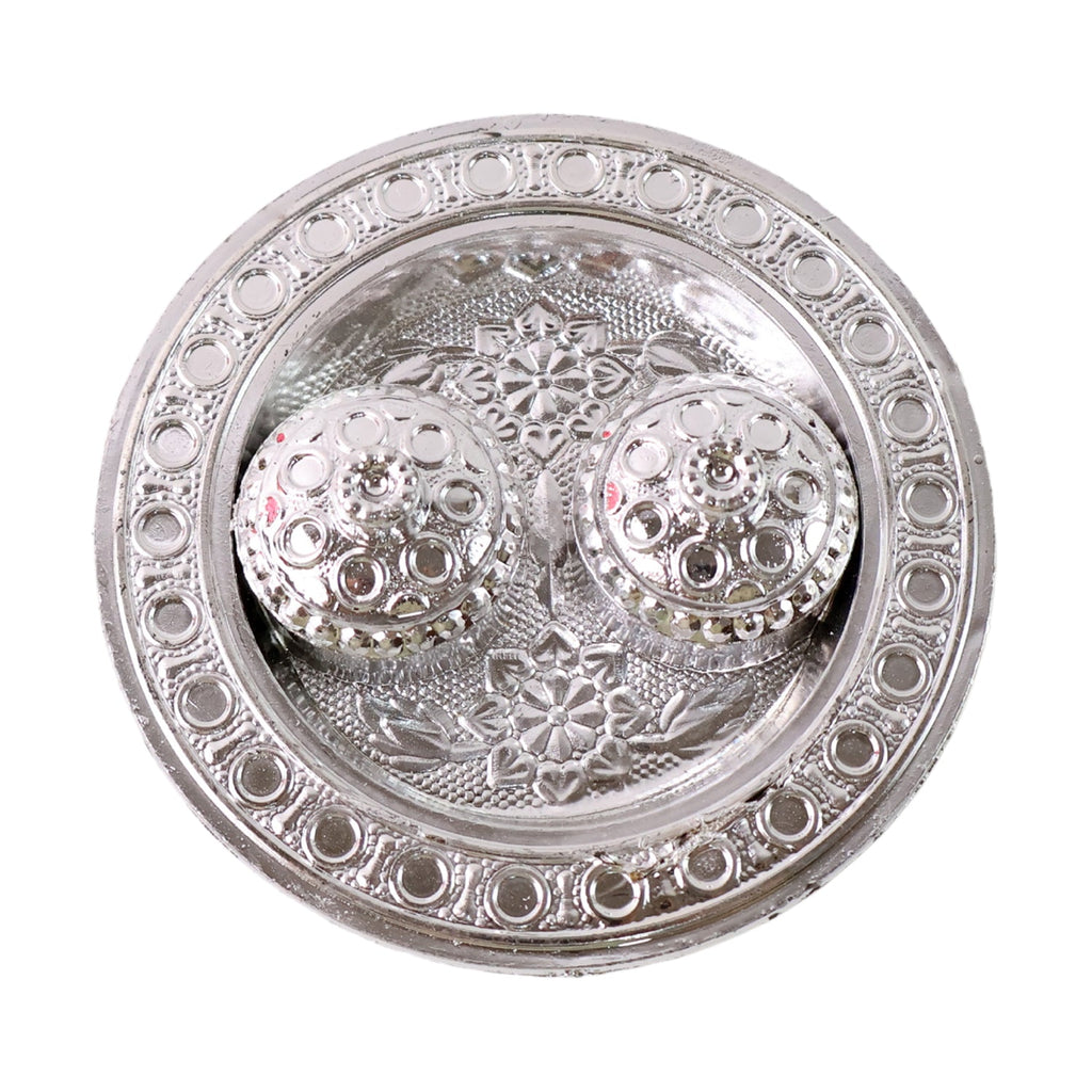 Round Shape Special Puja Thali, Kumkum Thali Holder (1 Pc / Small)