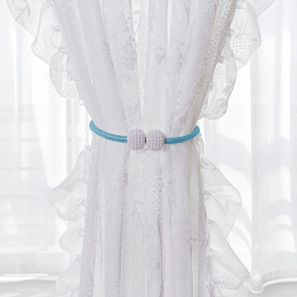 Polyester and Magnet Curtain (2 Pc)