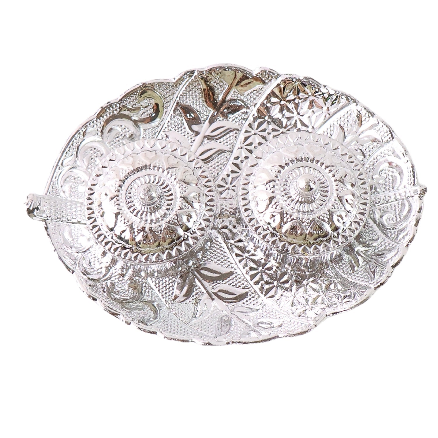 Leaf Shape Special Puja Thali (1 Pc / Mix Design)