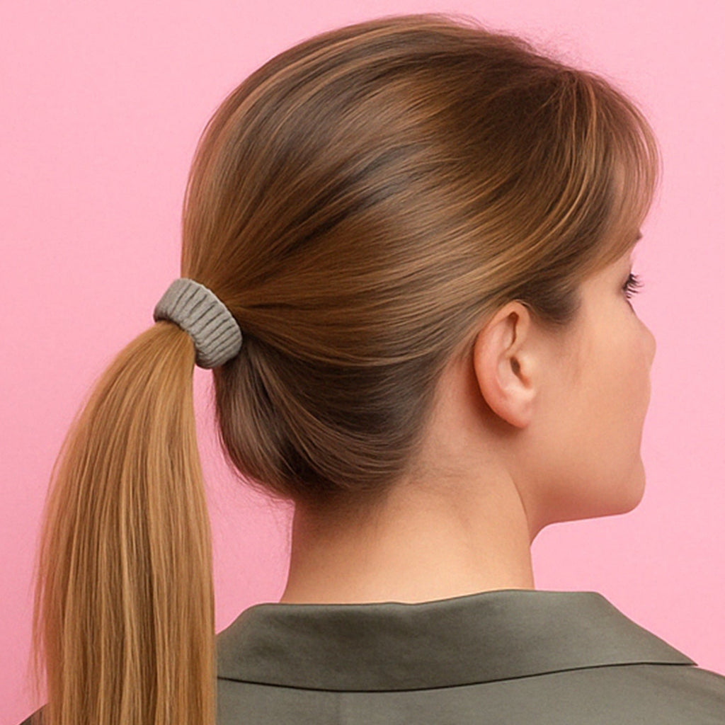 Tyre Shape Hair Rubber Bands Pack of 3 (Multicolour), Hair accessories