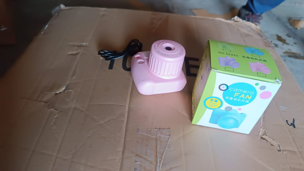 USB Mini Camera-Shaped Fan (1 Pc)