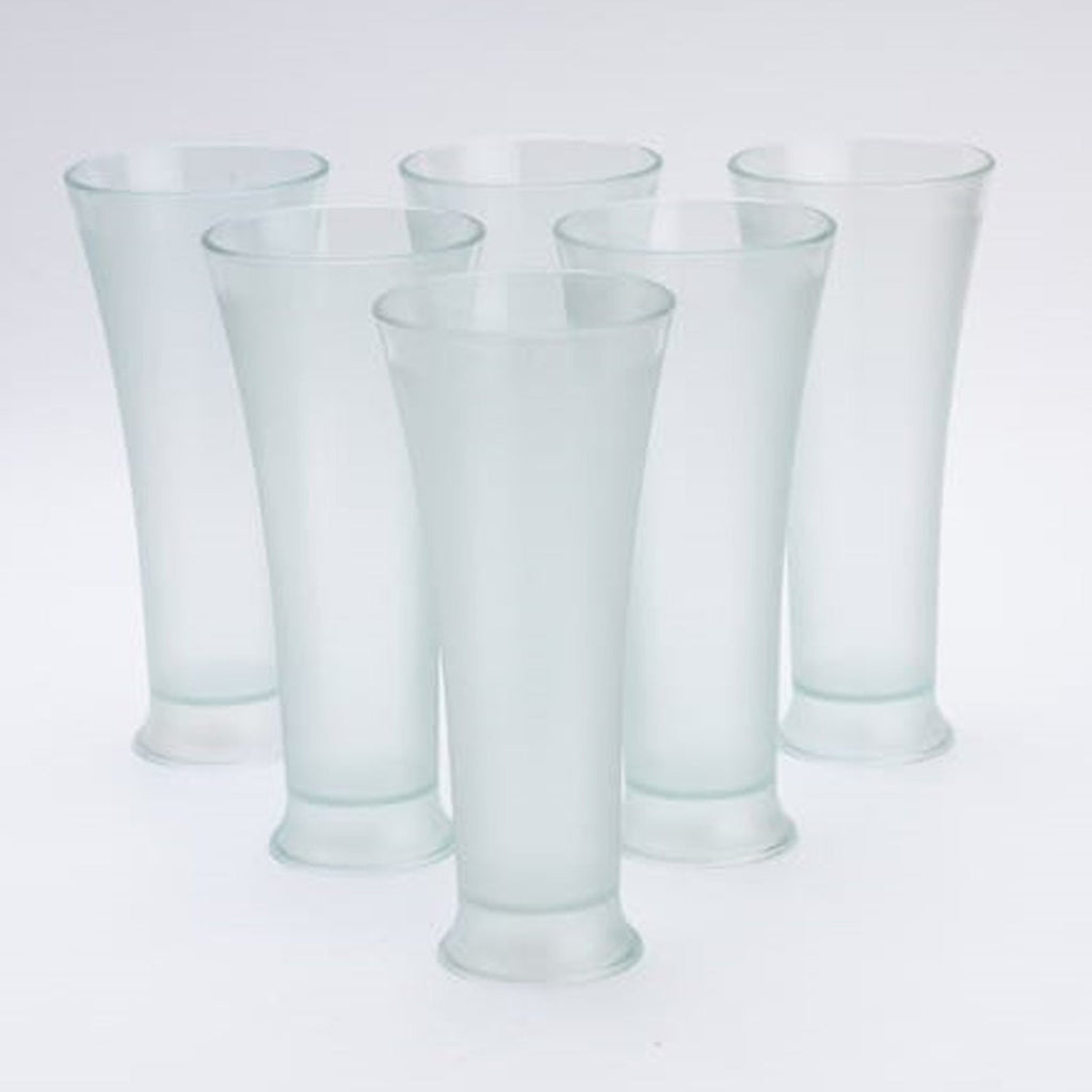 High Quality Faluda, ice cream, Juicer and Water Glasses Set of 6 Transparent, Drinking Water Glasses Stylish Glasses for Faluda, Water, Juice, Glass Set of 6 Pcs (Plastic 300 ML Approx)