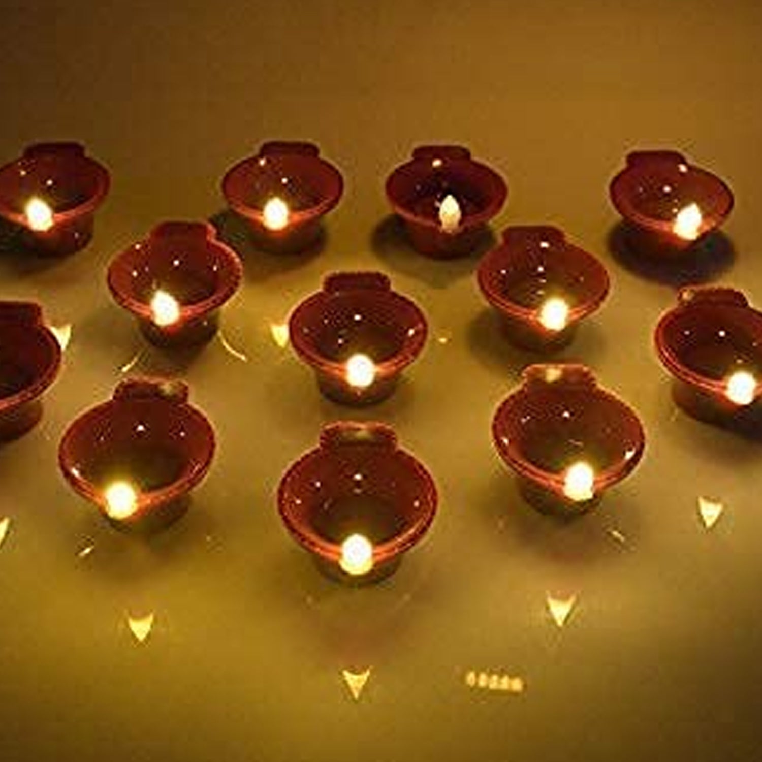 Water Sensor Diyas for Diwali Decoration | Diyas for Home Decoration| Diwali Decoration Items for Home Decor Diyas | Diwali LED Diyas Candle with Water Sensing Technology E-Diya, Diwali (6Pc Set)