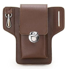 Multipurpose PU Leather Mobile Pouch with Belt Loop