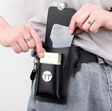 Multipurpose PU Leather Mobile Pouch with Belt Loop