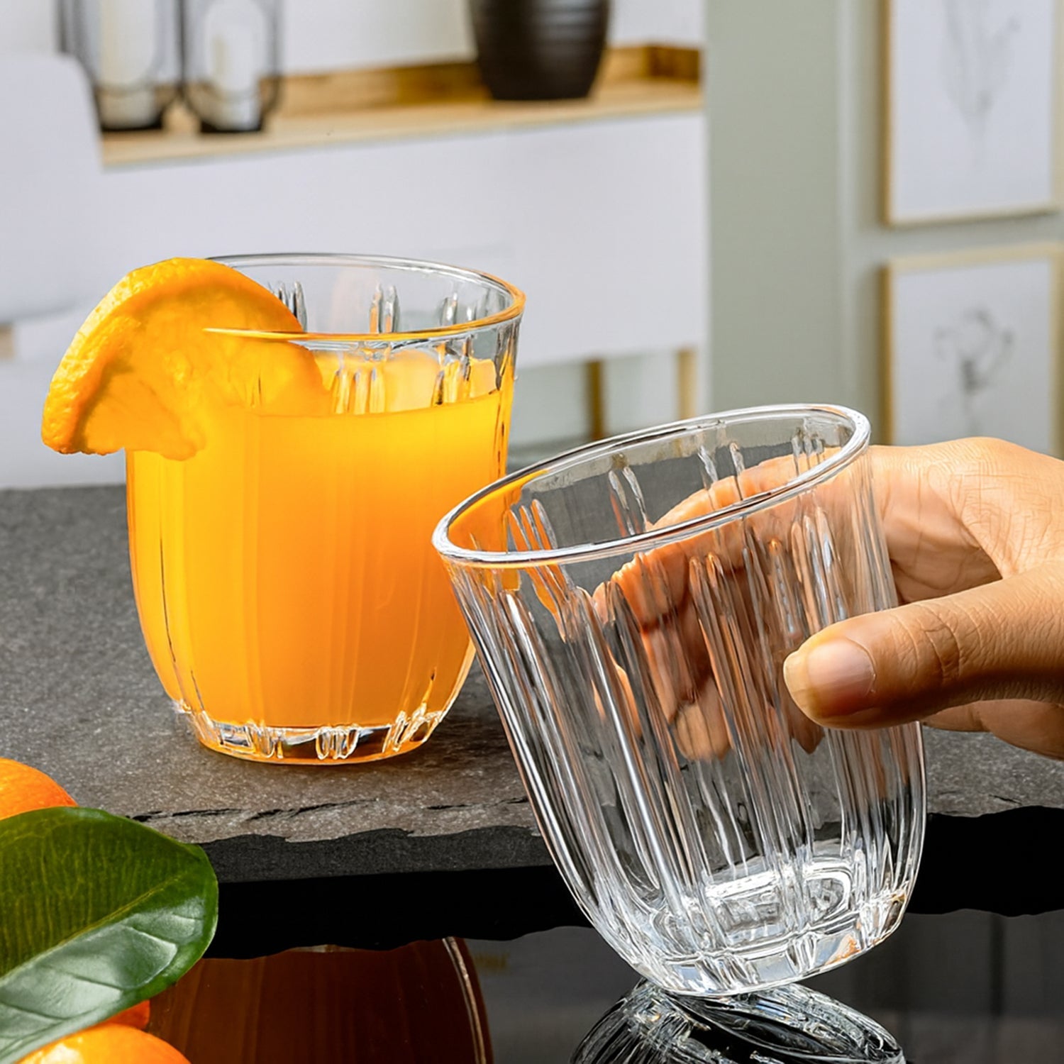 Classic Clear Glass Tumblers