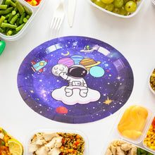 Round Plates Disposable Paper Plates  Happy Birthday Gift (10 Pcs Set  Mix Design)
