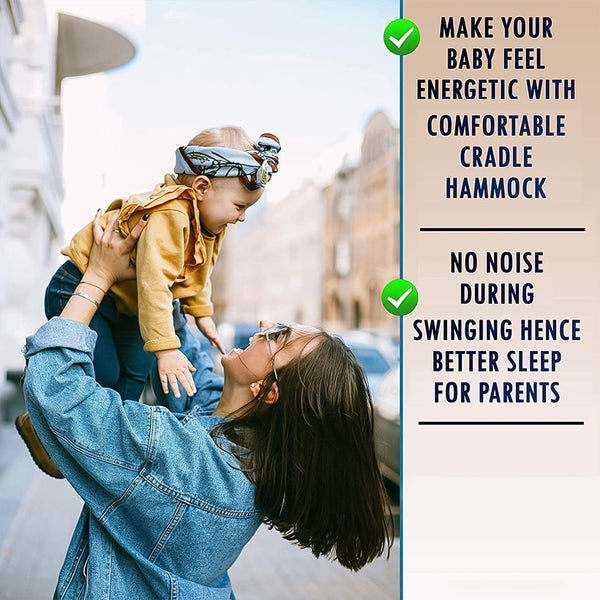 Baby Boys And Girls Portable Folding Swing Stainless Steel Stand (1 Pc)