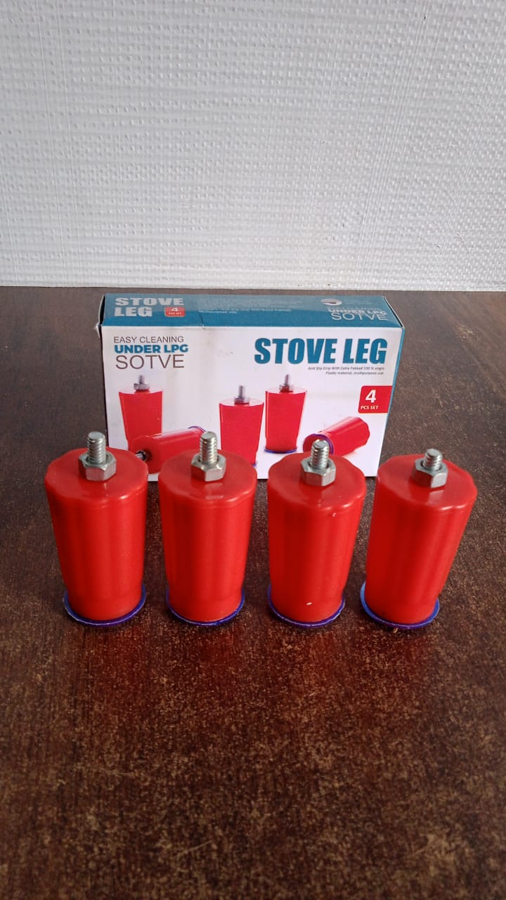 Heavy-Duty Universal Stove Legs for Gas Stove (4 Pc Set)