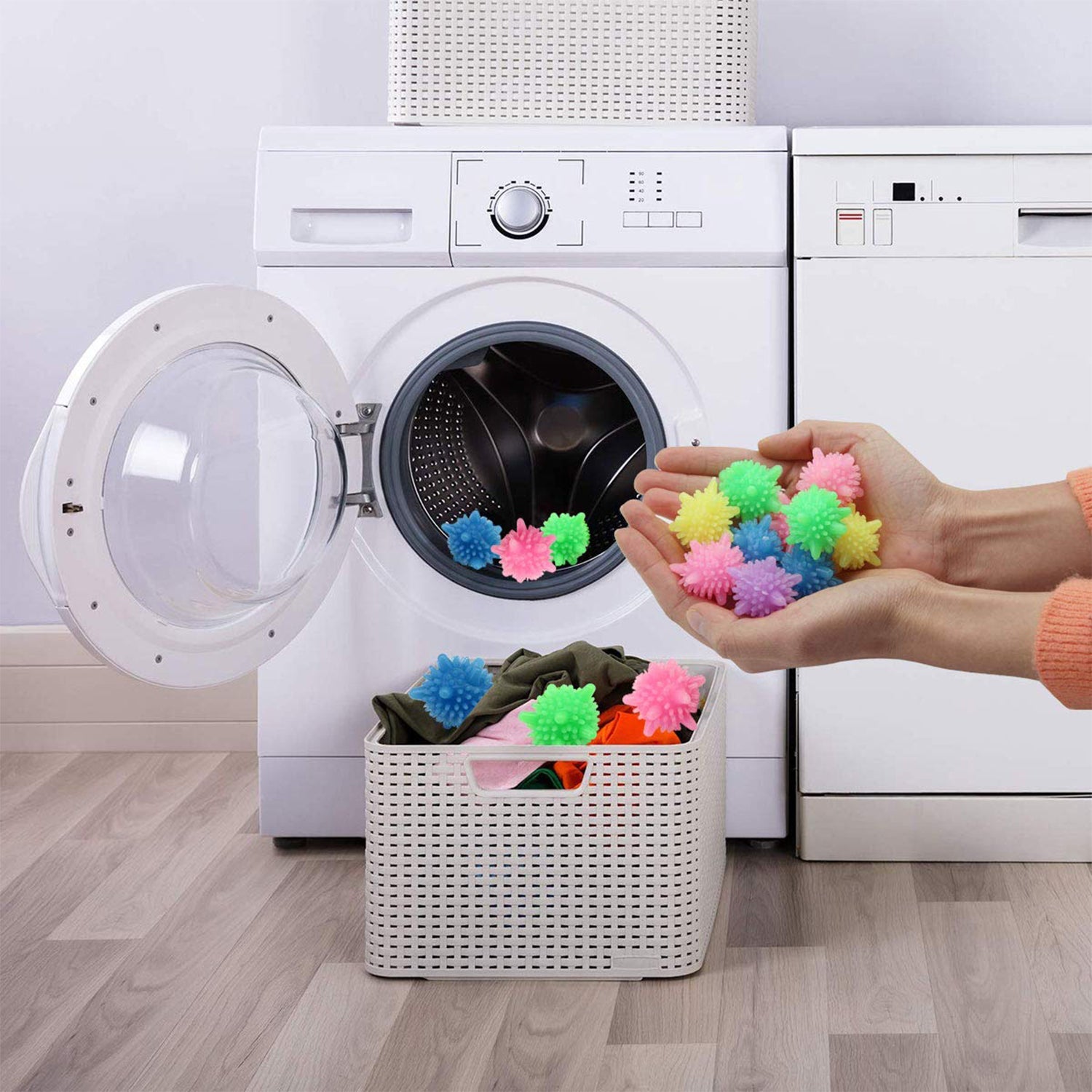 Reusable Laundry Washing Balls (mix Color / 50 Pcs Set)
